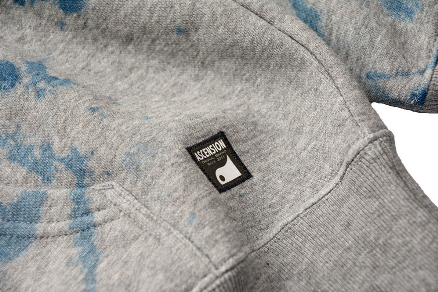 パーカー ASCENSION  藍染め アブストラクト パーカーA 1枚 L