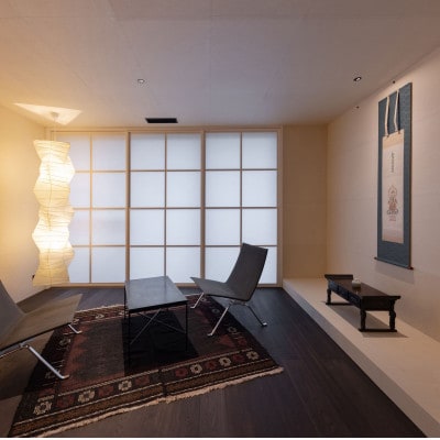 【楽土庵宿泊+越中いさみ太鼓見学付き】紙の部屋、夕朝食付き(スペシャルディナー)ペア宿泊券