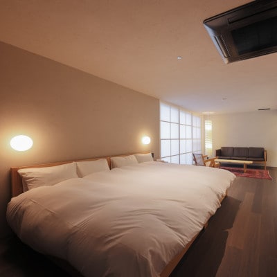 【楽土庵宿泊+越中いさみ太鼓見学付き】土の部屋、「郷味和食」(スペシャルディナー)ペア宿泊券