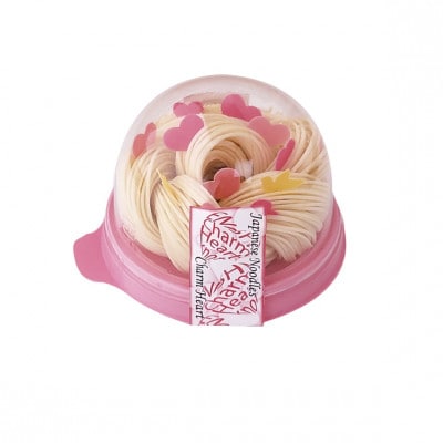 富山県砺波市　柿里商店「knot charm Heart3」　ハートあふれる手延べ麺