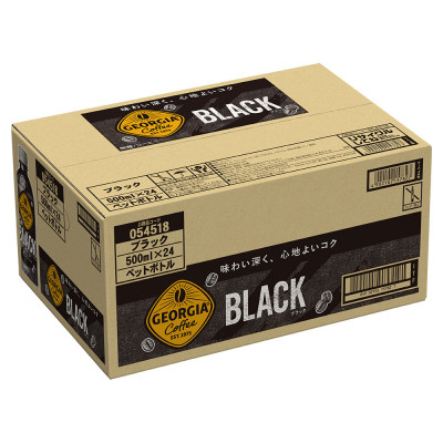 ジョージアブラック 500mlPET×24本