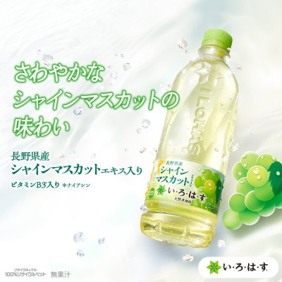 い・ろ・は・すシャインマスカット　540mlPET×24本