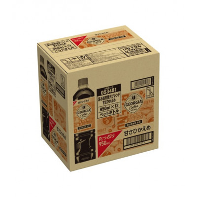 ジョージア深み焙煎贅沢ブレンド 甘さひかえめ　950mlPET×12本