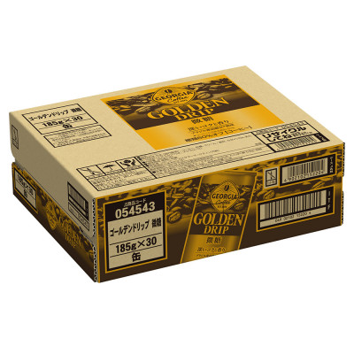 ジョージア ゴールデンドリップ微糖 185g缶×30本