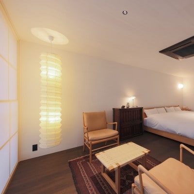 【楽土庵宿泊+越中いさみ太鼓見学付き】絹の部屋、夕朝食付「郷味(きょうみ)和食」ペア宿泊券