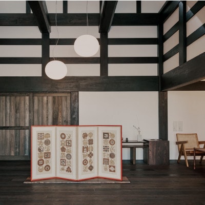 【楽土庵宿泊+越中いさみ太鼓見学付き】紙の部屋、夕朝食付き(スペシャルディナー)ペア宿泊券