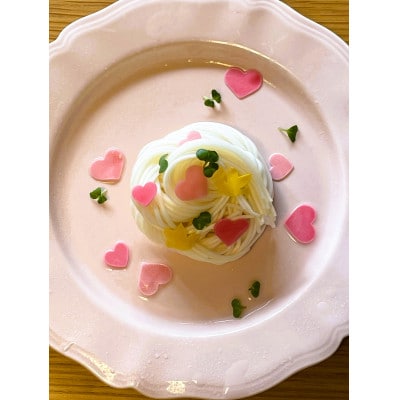 富山県砺波市　柿里商店「knot charm Heart2」　ハートあふれる手延べそうめん