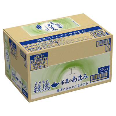 綾鷹茶葉のあまみ　650mlPET×24本