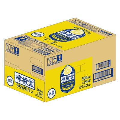 檸檬堂うちわりレモン　300mlビン×24本