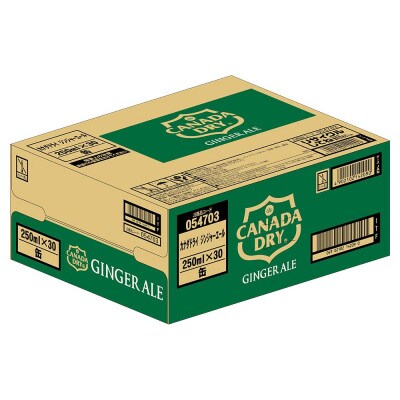カナダドライジンジャーエール250ml缶×30本