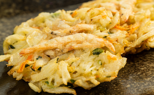 富山産白えび入りかき揚げ【かき揚げ丼の具10食セット】【配送不可地域：離島】