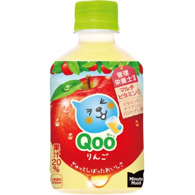 ミニッツメイドQooりんご280mlPET×24本