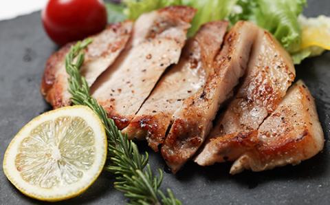 めるへんポーク　とんかつ用ロース厚切130g×7枚(3枚+4枚真空パック)【配送不可地域：離島】