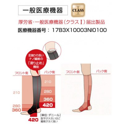 キュッとひきしめレッグシェイパー2枚セット(黒・Sサイズ、ベージュ・Sサイズ)