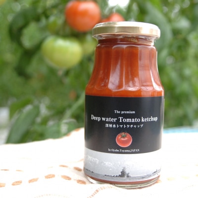 フルーツトマト(深層水トマト)1.2キロとトマトケチャップ(300ml×1本)【濃厚な甘みと旨味】【配送不可地域：離島】
