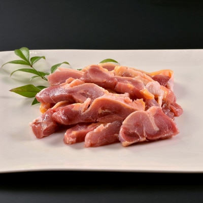 おやべ火ね鶏(親鶏)モモ焼肉用　老鶏ヒネ　かしわ　1.6Kg(400g×4袋真空パック・解凍)【配送不可地域：離島】