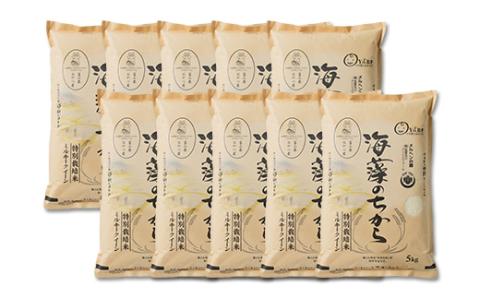 2023年10月発送開始『定期便』ミルキークイーン(海藻のちから)5kg×10ヶ月連続　全10回