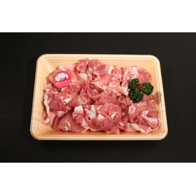 めるへんポーク　豚焼肉デイリーセット　1.1Kg (焼肉用500g、豚こま600g)【配送不可地域：離島・北海道・沖縄県・東北・中国・四国・九州】