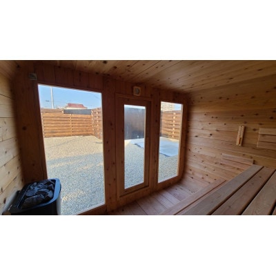 キューブ型サウナRIISI(リージ)mini(施工費・出張費・送料、全て込み)【配送不可地域：離島】