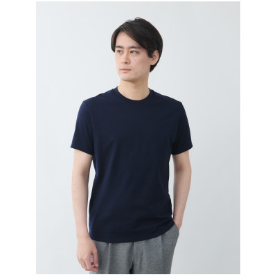 ネイビー Lサイズ メンズ 10Years 26ゲージ スムースコットン クルーネックTシャツ