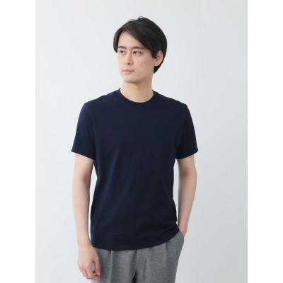 ネイビー LLサイズ メンズ 10Years 26ゲージ スムースコットン クルーネックTシャツ