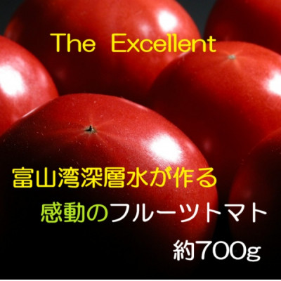 お試しサイズ!フルーツトマト「深層水トマト」約700g