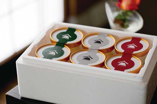 干柿アイスや大吟醸のシャーベットなど、贅沢な大人のアイス　3種の味が楽しめるバラエティセット　6個入り《南砺の逸品》