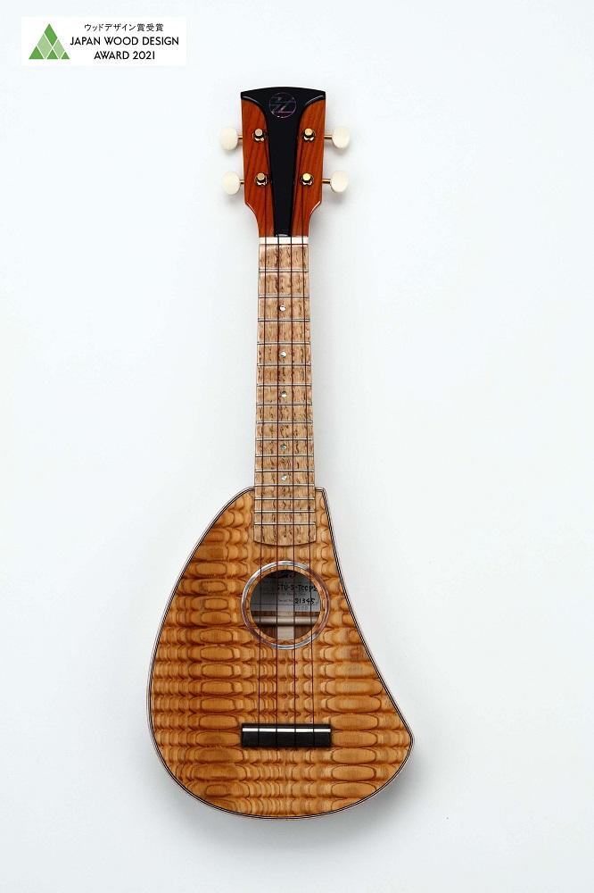 【ウクレレ】S.Tsuji クリプトメリアシリーズ　ソプラノウクレレ　《南砺の逸品》
