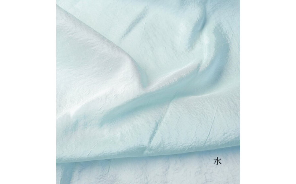 【南砺市】松井機業「城端しけ絹」美髪枕カバー　水 水色