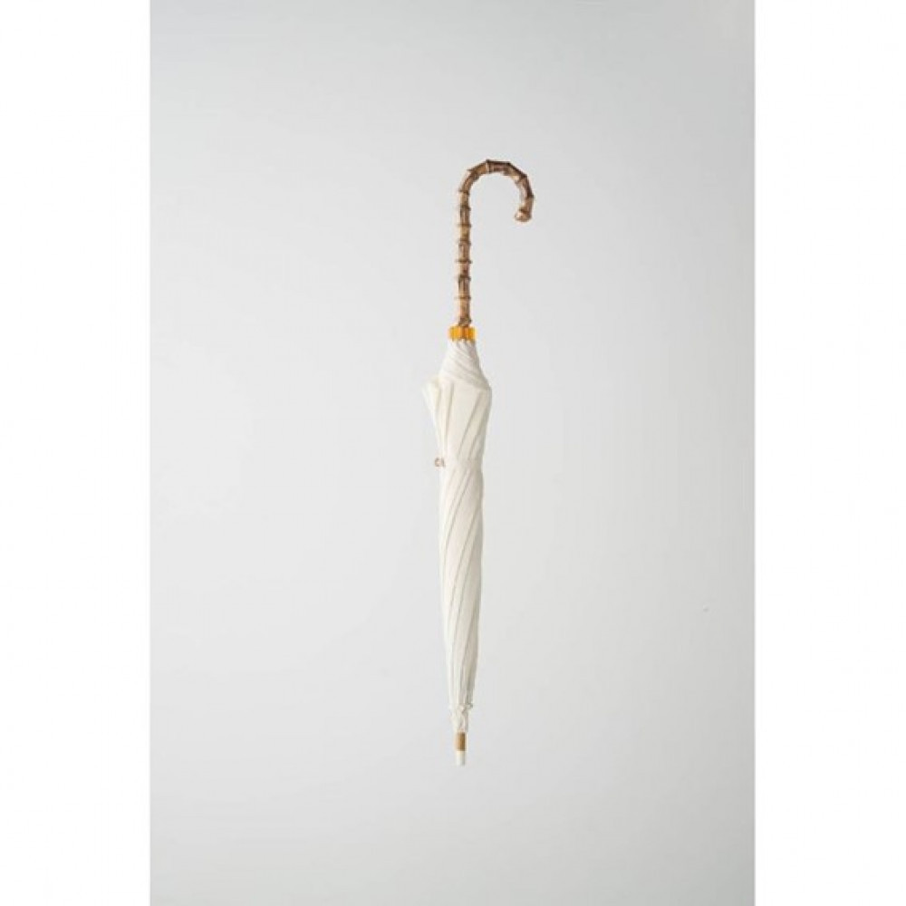 【南砺市】松井機業「城端しけ絹」しけ絹の日傘（生成り）◆受注生産 ご注文後2〜3ヶ月