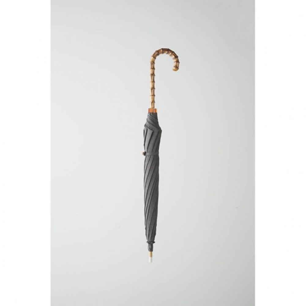 【南砺市】松井機業「城端しけ絹」しけ絹の日傘（麻炭）◆受注生産 ご注文後2〜3ヶ月