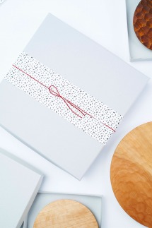 栃プレート（大）素地と拭き漆2枚セット 栃プレート（大）