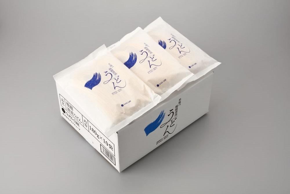 手延べ極細清流うどん（10袋入り）白段ボール 10袋入り