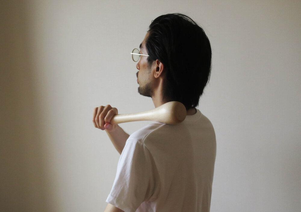 木製肩たたき棒「BATAP soft」 メープル材×バット職人 「BATAP soft」