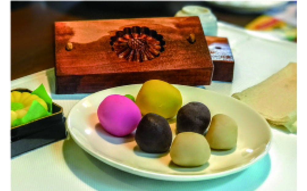 菓子木型で和菓子づくり＜体験プラン＞