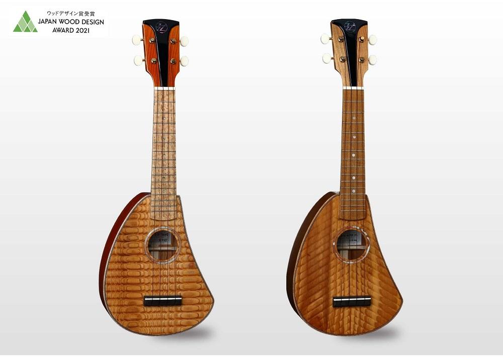 【ウクレレ】S.Tsuji クリプトメリアシリーズ　ソプラノウクレレ　《南砺の逸品》
