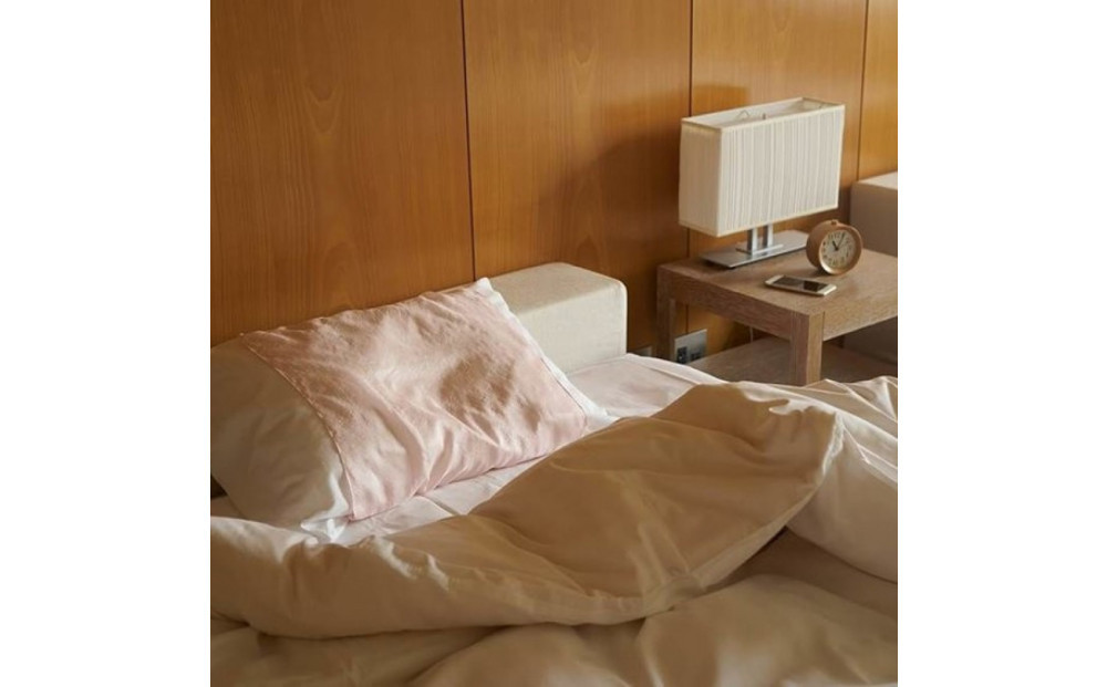 【南砺市】松井機業「城端しけ絹」美髪枕カバー　藤 藤