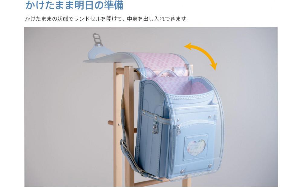 木製 「ランドセルラック【DX】ナチュラル」　　 【DX】