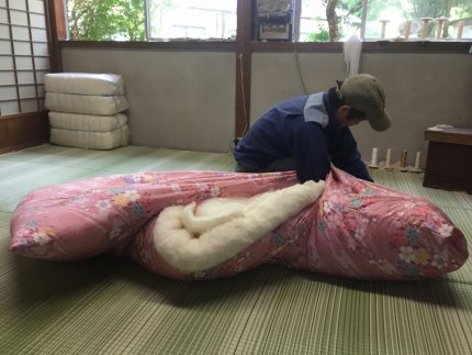 1級技能士が厳選した綿を使用！ 匠の敷布団