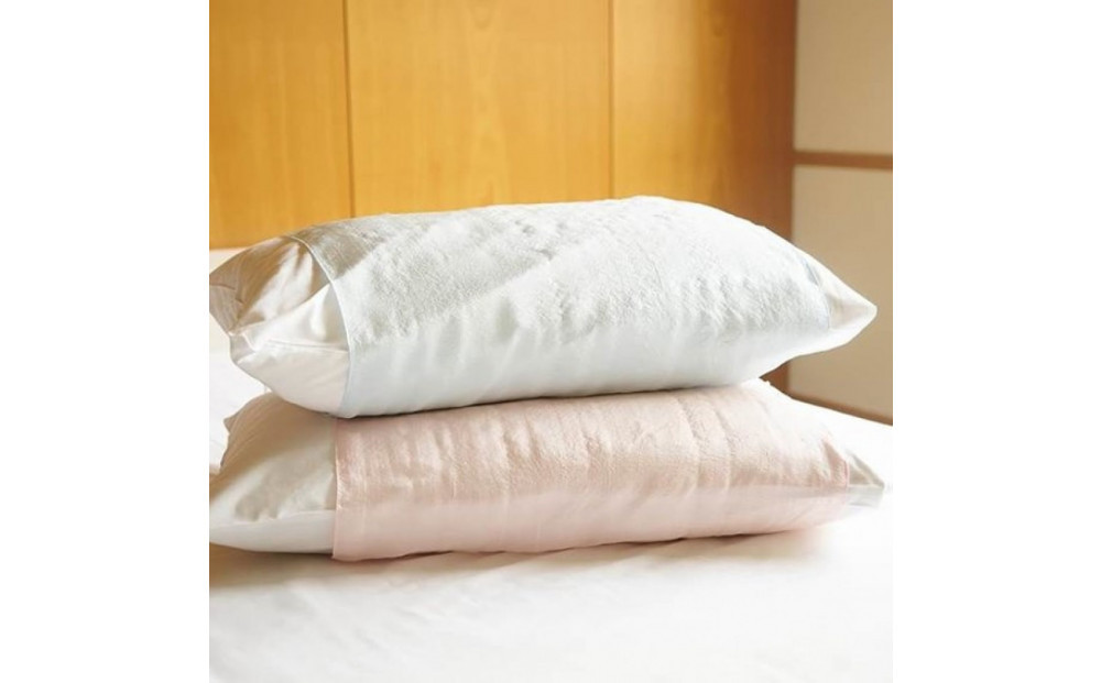 【南砺市】松井機業「城端しけ絹」美髪枕カバー　藤 藤