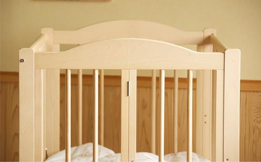 ワンタッチで収納できるハイタイプのベビーベッド「パル」(収納棚なし)NA NA 「パル」