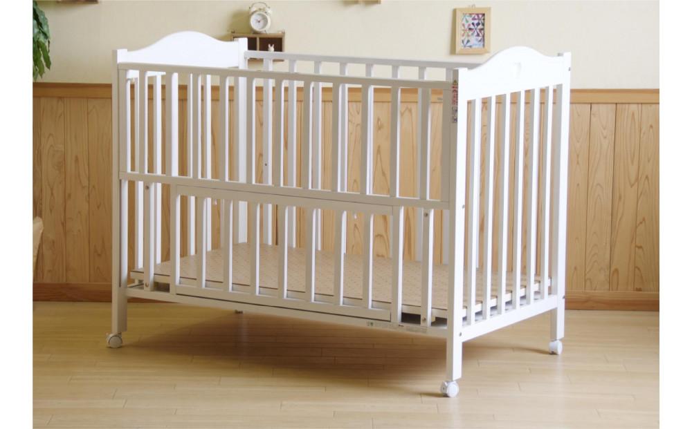 ベビーベッド「プロヴァンス（WH）ホワイト」