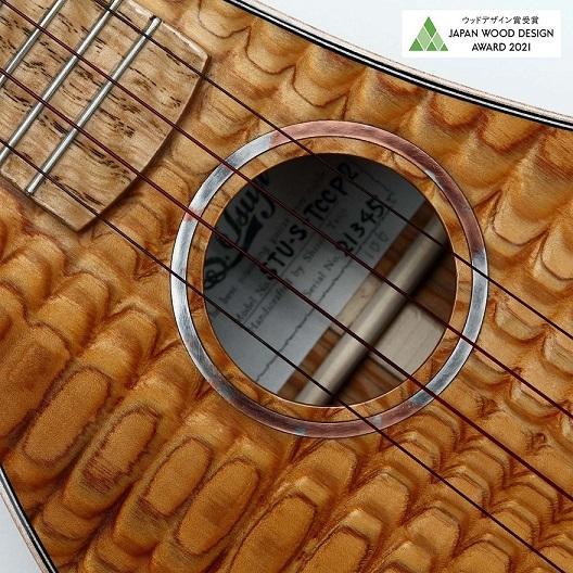 【ウクレレ】S.Tsuji クリプトメリアシリーズ　ソプラノウクレレ　《南砺の逸品》