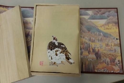 友禅の彩　桐箱