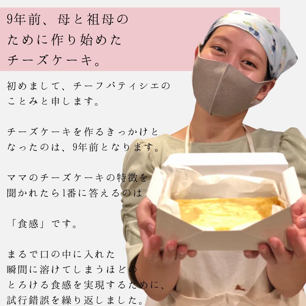 【濃厚だけど後味すっきり！】とろける食感のママのチーズケーキ チーズケーキ