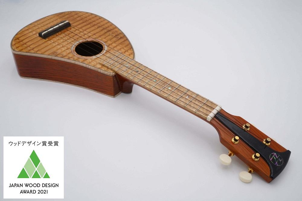 【ウクレレ】S.Tsuji クリプトメリアシリーズ　ソプラノウクレレ　《南砺の逸品》