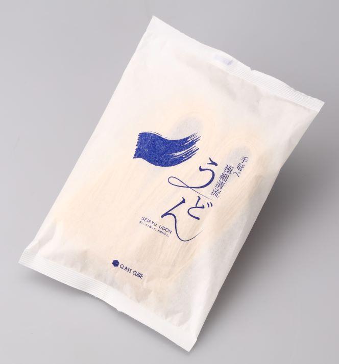 手延べ極細清流うどん（10袋入り）白段ボール 10袋入り