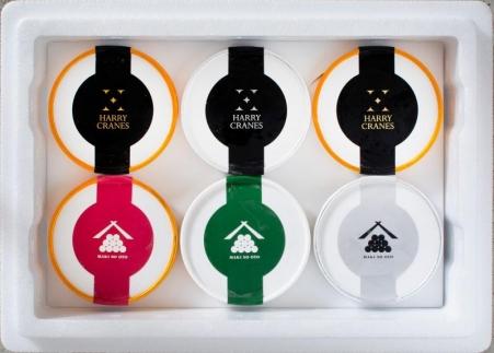 南砺市の郷土の味「干柿・あんぽ柿」とウイスキーのアイス＆里山のオーベルジュアイス（５種６個）