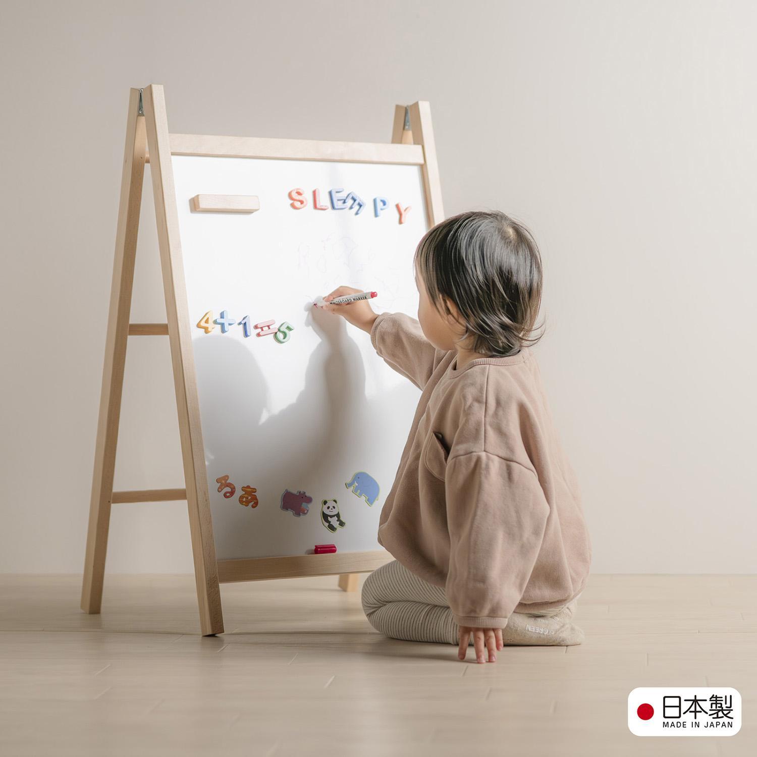 木製 「きっずほわいとぼーど【イーゼル型】」 【イーゼル型】