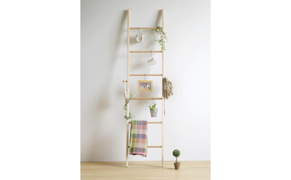 木製 折りたたみ ラダーラック【Mサイズ】ナチュラル